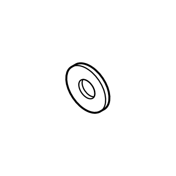 87378-2T000 Hyundai Back Panel Moulding Pad Illustration 1 of 1