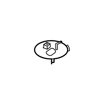Hyundai 31113-CZ000 PLATE-FUEL SUCCTION 31113-CZ000 Hyundai PLATE-FUEL SUCCTION Illustration 1 of 1
