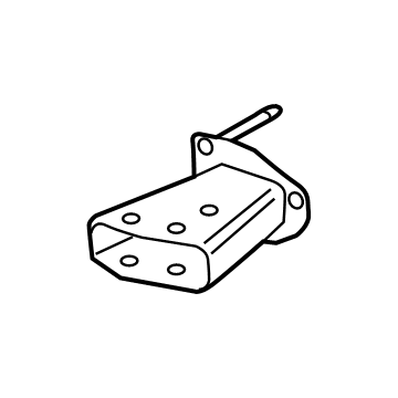 Hyundai 86641-K4200 Stay-RR Bumper LH 86641-K4200 Hyundai Stay-RR Bumper LH Illustration 1 of 1