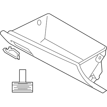 Hyundai Elantra Glove Box - 84510-F3000-TRY