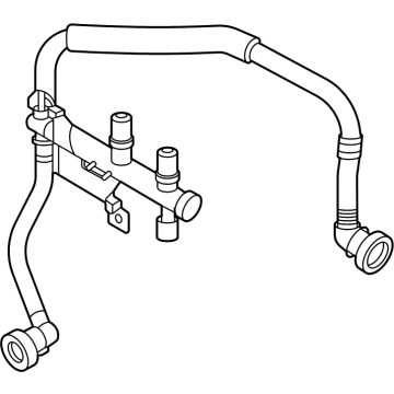 Hyundai 254P4-BF000 HOSE ASSY-E.W.P. INL 254P4-BF000 Hyundai HOSE ASSY-E.W.P. INL Illustration 1 of 1