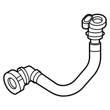 Hyundai 25450-BF000 HOSE ASSY-WATER 25450-BF000 Hyundai HOSE ASSY-WATER Illustration 1 of 1