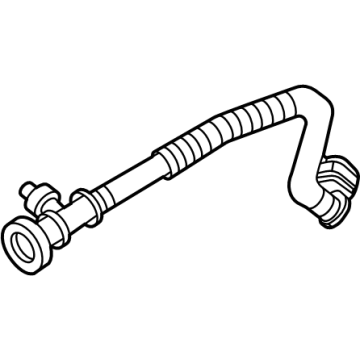 Hyundai 254B4-BF000 HOSE ASSY-HI/VLT BATT INL 254B4-BF000 Hyundai HOSE ASSY-HI/VLT BATT INL Illustration 1 of 1