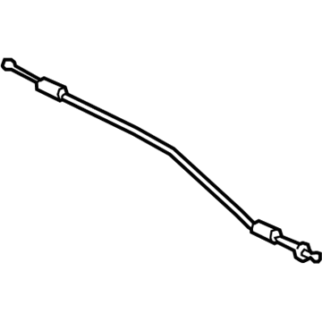 81190-H9100 Hyundai Hood Latch Release Cable Assembly Illustration 1 of 1