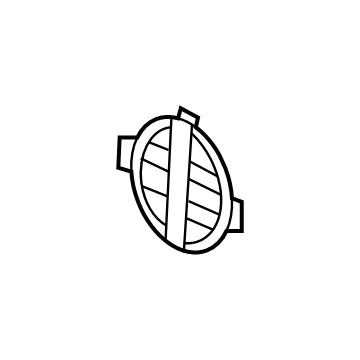 924B2-CG000 Hyundai BRACKET-MOISTURE ABSORBENT Illustration 1 of 1