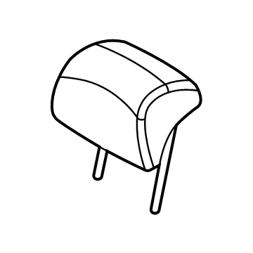Hyundai 89700-N9110-KIE Headrest Assembly Rear Seat 89700-N9110-KIE Hyundai Headrest Assembly Rear Seat Illustration 1 of 1