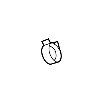 Hyundai 25482-18006 Hose Clip 25482-18006 Hyundai Hose Clip Illustration 1 of 1