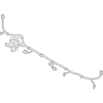 Hyundai 91890-BE070 Front Bumper Wiring Harness 91890-BE070 Hyundai Front Bumper Wiring Harness Illustration 1 of 1