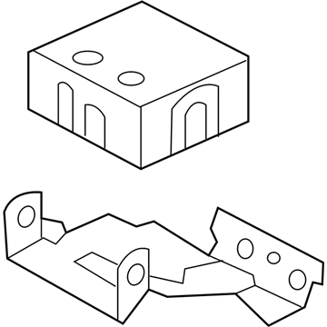 Hyundai 95800-2V100 TPMS Module Assembly 95800-2V100 Hyundai TPMS Module Assembly Illustration 1 of 1
