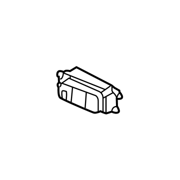 Hyundai 93701-BY100-YFR Side Crash Pad Switch Assembly 93701-BY100-YFR Hyundai Side Crash Pad Switch Assembly Illustration 1 of 1