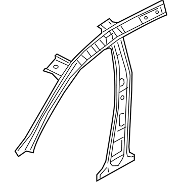 Hyundai 71402-B1000 Center Inner Pillar Assembly Right Hand 71402-B1000 Hyundai Center Inner Pillar Assembly Right Hand Illustration 1 of 1