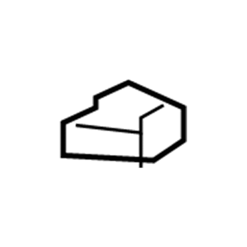 84233-B1000 Hyundai Plate & Pad-Center Pillar Upper,LH Illustration 1 of 1