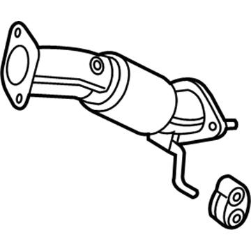Hyundai 28610-2T110 Front Muffler Assembly 28610-2T110 Hyundai Front Muffler Assembly Illustration 1 of 1