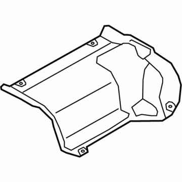 31220-D3000 Hyundai Fuel Tank Protector Illustration 1 of 1