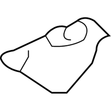 81513-1E000 Hyundai Bracket Assembly-Glove Box,Upper Illustration 1 of 1