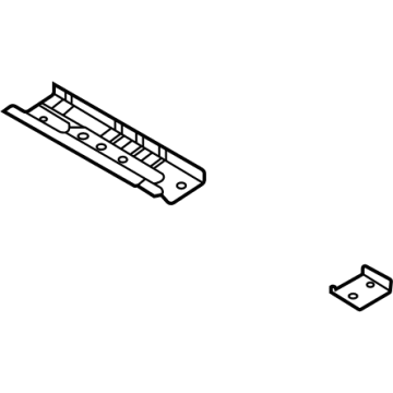 657M3-CV100 Hyundai BRKT ASSY-BATTERY MTG SD RR,RH Illustration 1 of 1