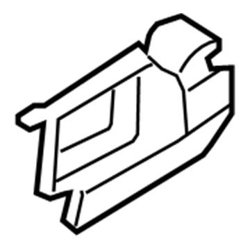 Hyundai 83620-1E020-AR Rear Interior Door Handle Assembly Right 83620-1E020-AR Hyundai Rear Interior Door Handle Assembly Right Illustration 1 of 1
