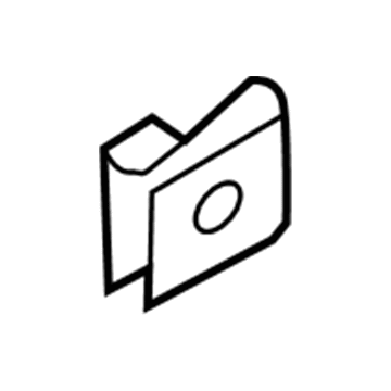 84517-2P000-NBC Hyundai Glove Box Stopper Illustration 1 of 1