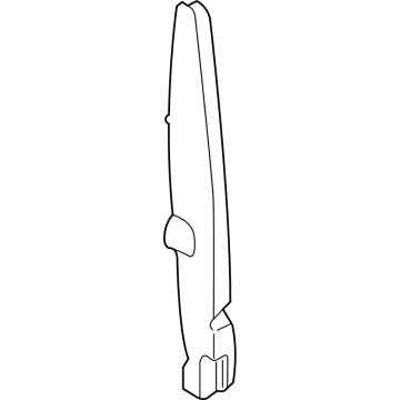 Hyundai 84126-K5000 Fender Insulator Right Hand 84126-K5000 Hyundai Fender Insulator Right Hand Illustration 1 of 1