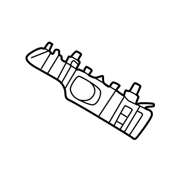 Hyundai 86552-K5000 Front Bumper Side Bracket Right Hand 86552-K5000 Hyundai Front Bumper Side Bracket Right Hand Illustration 1 of 1