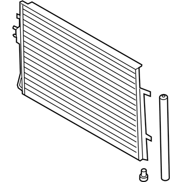 97606-S8500 Hyundai Cooler Condenser Assembly Illustration 1 of 1