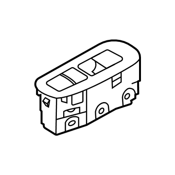 Hyundai 93575-L1010-YTH Power Window Assist Switch Assembly 93575-L1010-YTH Hyundai Power Window Assist Switch Assembly Illustration 1 of 1