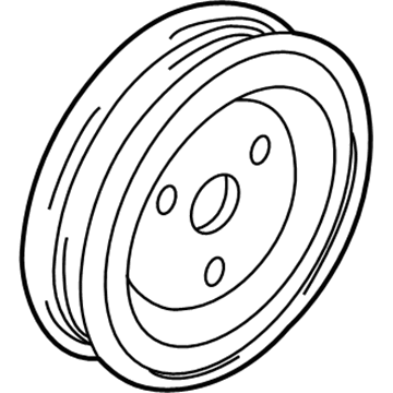 Hyundai 25129-2G400 Pulley-Water Pump 25129-2G400 Hyundai Pulley-Water Pump Illustration 1 of 1