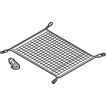 Hyundai 85790-F2020 Net Assembly-Luggage 85790-F2020 Hyundai Net Assembly-Luggage Illustration 1 of 1