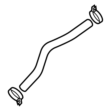 25435-P0000 Hyundai Hose Assembly-Inverter Radiator,Up Illustration 1 of 1