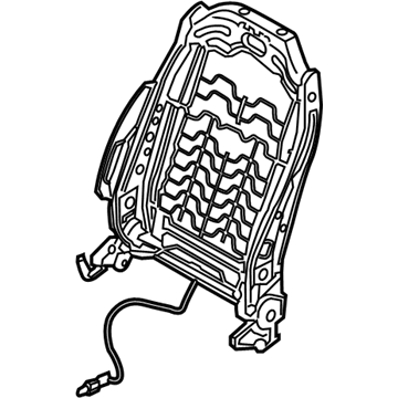 88410-G2011 Hyundai Front Seat Back Frame Assembly Right Hand Illustration 1 of 1