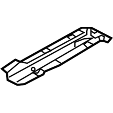 65554-G2500 Hyundai MEMBER-RR FLOOR LWR NO.1 FR Illustration 1 of 1