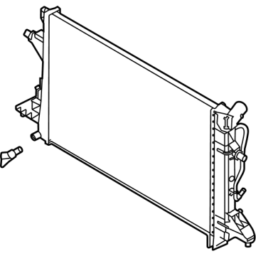 2024 Hyundai Elantra Radiator - 25310-AA400