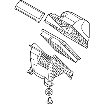 28110-C5250 Hyundai Air Cleaner Assembly Illustration 1 of 1