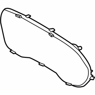 Hyundai 94360-S8000 Front Acryl Lens 94360-S8000 Hyundai Front Acryl Lens Illustration 1 of 1