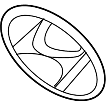 86300-J0000 Hyundai Symbol Mark Emblem Illustration 1 of 1