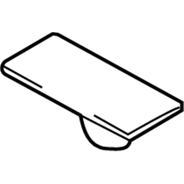 Hyundai 87115-2F200 Stopper-Tail Gate Glass 87115-2F200 Hyundai Stopper-Tail Gate Glass Illustration 1 of 1