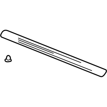 Hyundai 86435-39000 Hood Seal Strip Assembly 86435-39000 Hyundai Hood Seal Strip Assembly Illustration 1 of 1