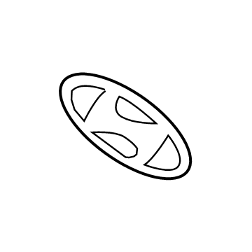 86305-LI100 Hyundai Emblem Illustration 1 of 1