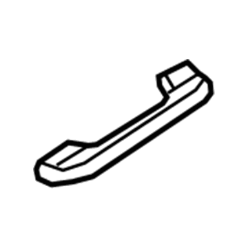 Hyundai 85340-C1350-ZPP Roof Assist Rear Handle Assembly Left 85340-C1350-ZPP Hyundai Roof Assist Rear Handle Assembly Left Illustration 1 of 1