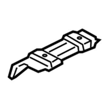 85333-C1000 Hyundai Bracket-Assist Handle Mounting Rear,LH Illustration 1 of 1
