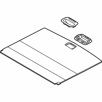 Hyundai 85720-BE000-NNB BOARD ASSY-LUGGAGE COVERING 85720-BE000-NNB Hyundai BOARD ASSY-LUGGAGE COVERING Illustration 1 of 1