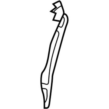 89650-39201 Hyundai Frame & Pad Assembly-Seat Back Side,RH Illustration 1 of 1