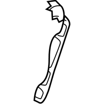 Hyundai 89550-39201 Frame & Pad Assembly-Seat Back Side,LH 89550-39201 Hyundai Frame & Pad Assembly-Seat Back Side,LH Illustration 1 of 1