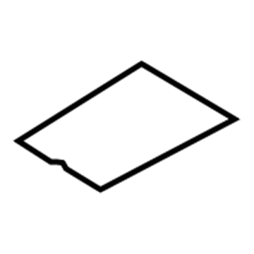 84631-C2000 Hyundai Console Tray Mat Illustration 1 of 1