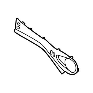 55231-N9500 Hyundai Cover-RR LWR Arm,RH Illustration 1 of 1