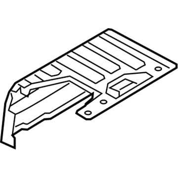 Hyundai 37595-4R000 Panel Assembly-High Voltage Cover 37595-4R000 Hyundai Panel Assembly-High Voltage Cover Illustration 1 of 1