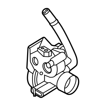 Hyundai 25125-2S000 Cover-Water Pump 25125-2S000 Hyundai Cover-Water Pump Illustration 1 of 1