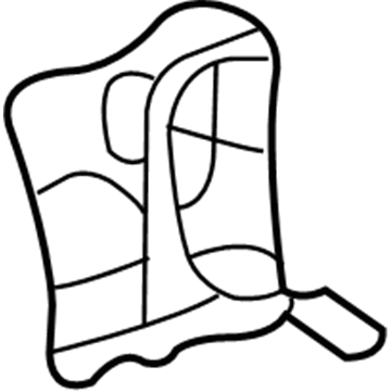 Hyundai 85824-4D000-KS Cowl Side Trim Assembly Right Hand 85824-4D000-KS Hyundai Cowl Side Trim Assembly Right Hand Illustration 1 of 1