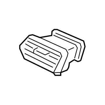 Hyundai 97480-J3100-4XJ Side Air Vent Duct Assembly Left Hand 97480-J3100-4XJ Hyundai Side Air Vent Duct Assembly Left Hand Illustration 1 of 1