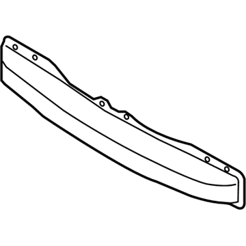 Hyundai 86631-3L100 Rear Bumper Rail 86631-3L100 Hyundai Rear Bumper Rail Illustration 1 of 1